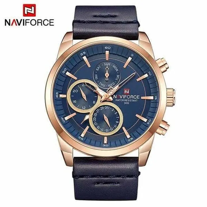 ساعت مچی مردانه سه موتور فعال موتور ژاپن نیوی فورس ناوی فورس مدل Naviforce 9148 ارسال رایگان