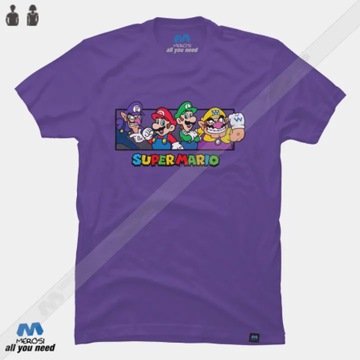 تیشرت All The Bros Mario