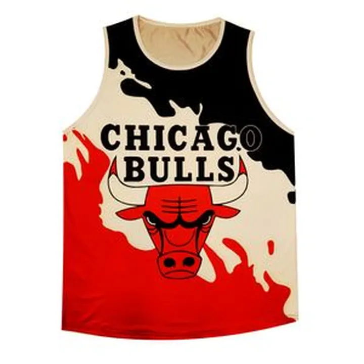 تاپ ورزشی مردانه مدل  CHICAGO BULLS کد CH01