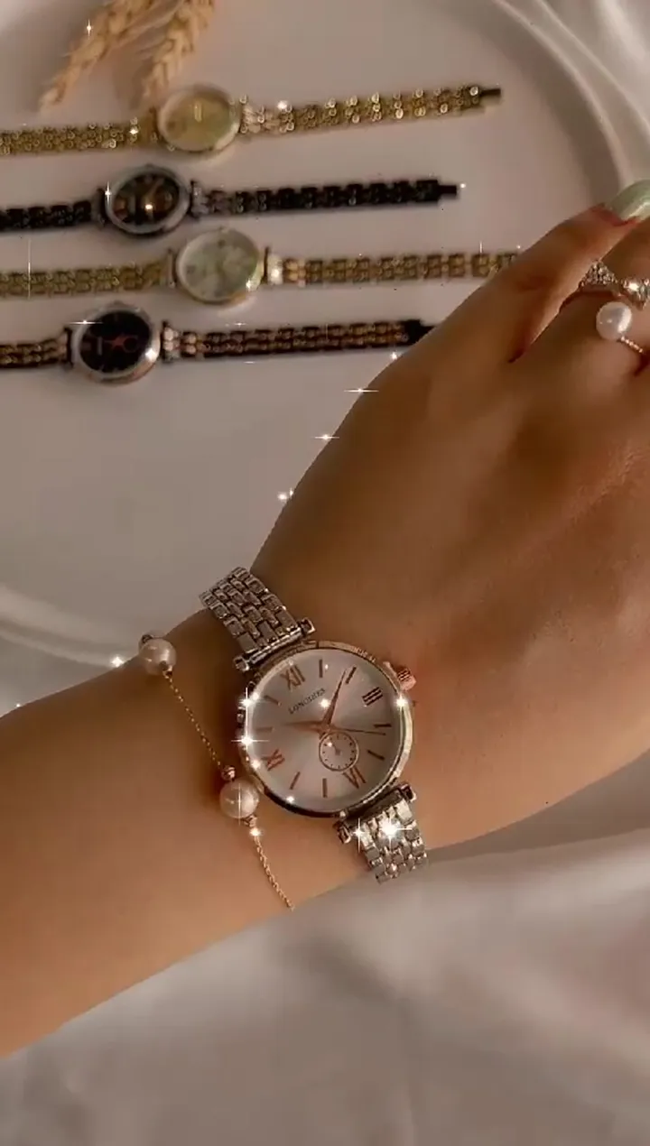 ساعت مچی ست و تک زنانه مردانه لونجین طرح زیر ثانیه LONGINES