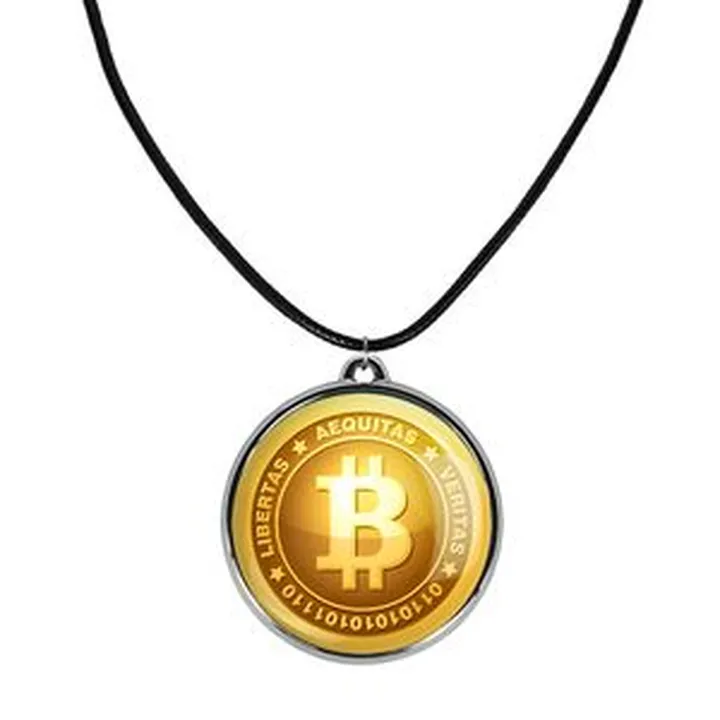 گردنبند خندالو مدل ارز دیجیتال بیت کوین Bitcoin کد 1086510875