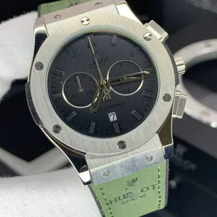 ساعت هابلوت HUBLOT سه موتور فعال ژاپنی|ضدآب|گارانتی