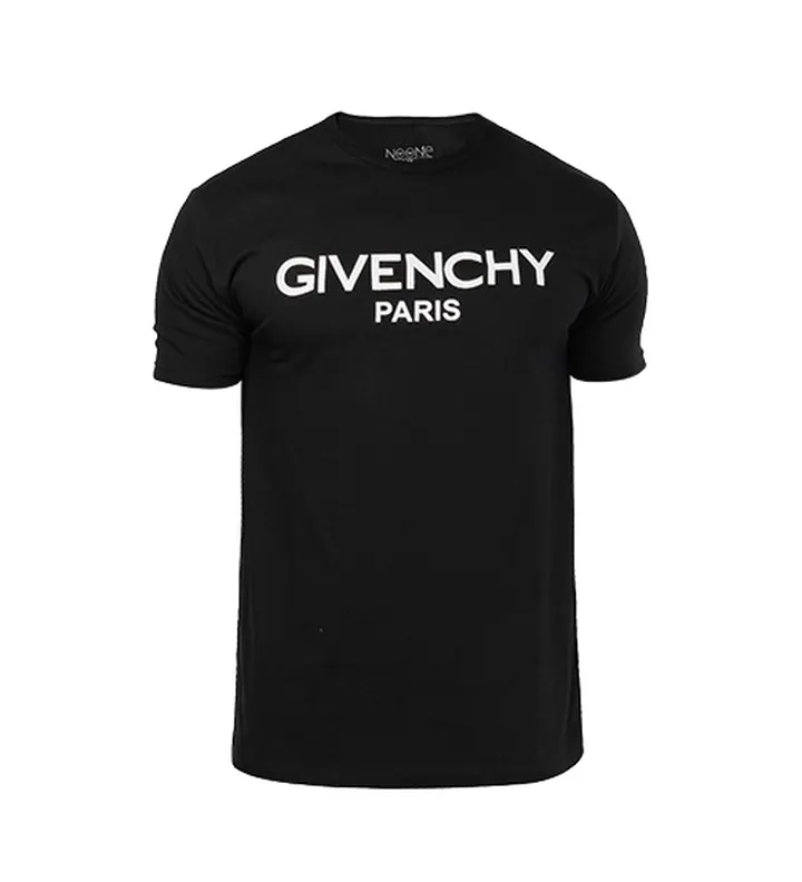 تیشرت Givenchy یقه گرد مردانه مشکی ساده