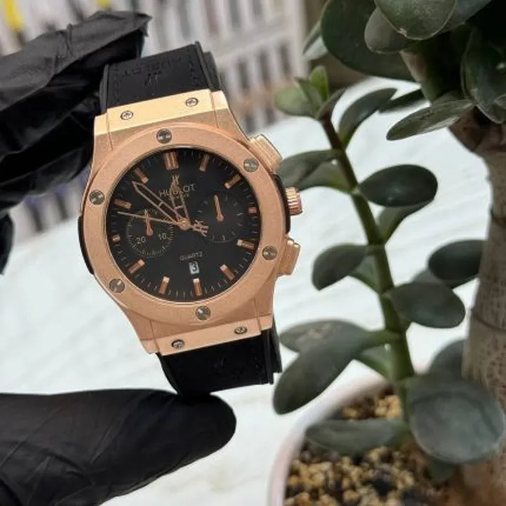 ساعت مردانه هابلوت HUBLOT طرح سه موتوره 45 میلیمتری