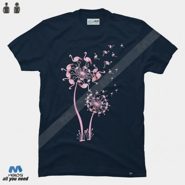 تیشرت Flamingo Dandelion Flower Tshirt...