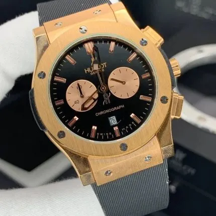 ساعت هابلوت HUBLOT سه موتور فعال ژاپنی|ضدآب|گارانتی