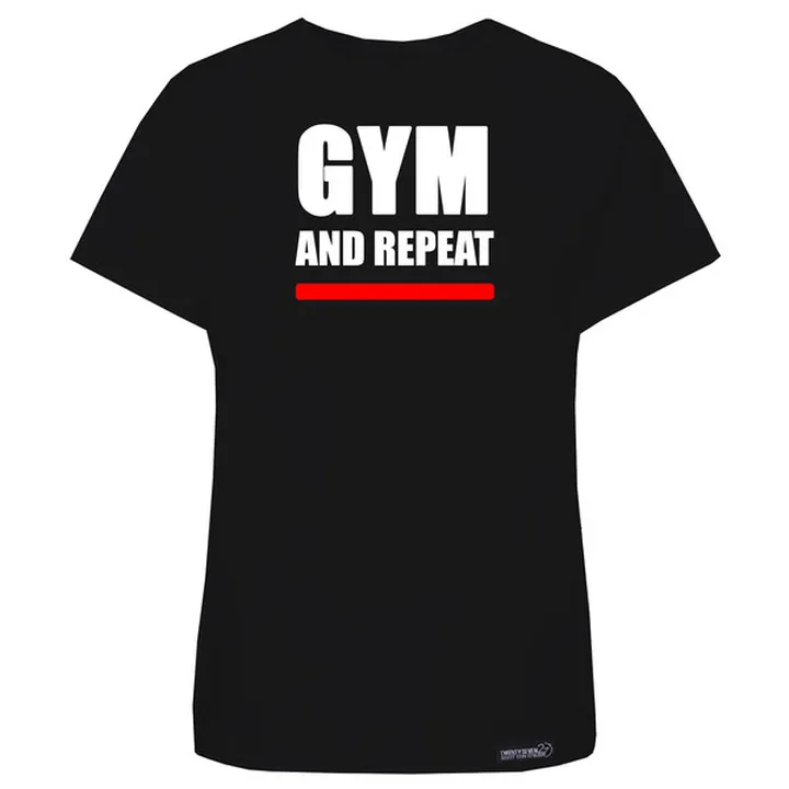 تی شرت آستین کوتاه زنانه 27 مدل Gym And Repeat کد ...