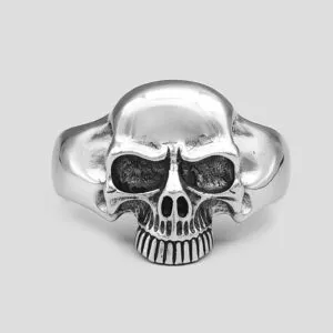 دستبند اسکلتی استیل مدل Huge Skull کد Njd-217d3