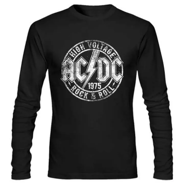 تیشرت آستین بلند High Voltage Rock & Roll AC DC