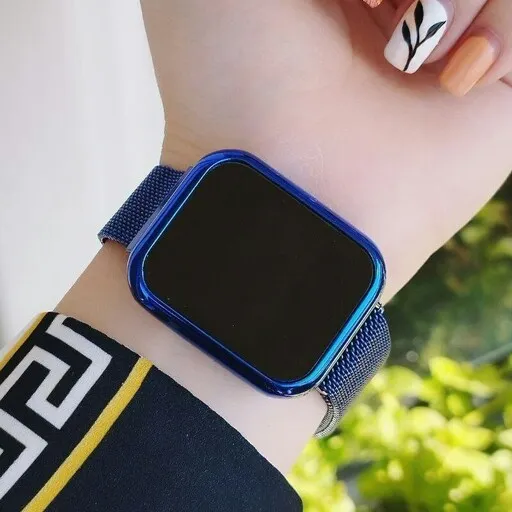 ساعت مچی اسپرت زنانه مردانه لمسی طرح اپل واچ  LED Watch