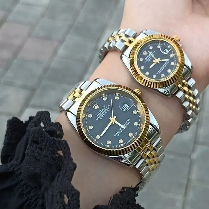 ساعت مچی رولکس دیت جاست rolex  کیفیت قوی تکی هر عدد با جعبه و ارسال رایگان 