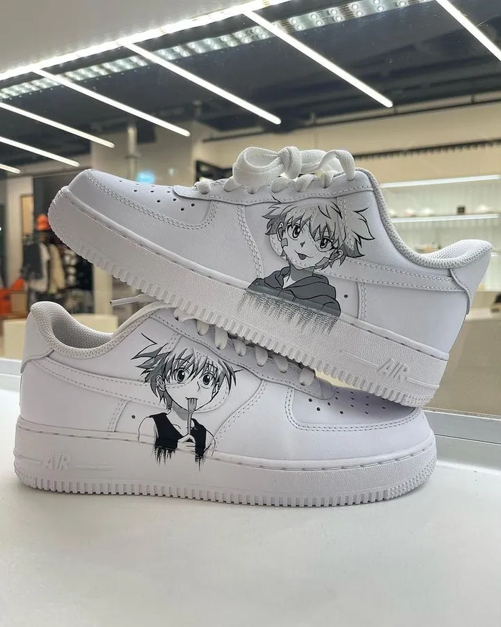 کفش اسپرت   Hunter X Hunter کاستوم کتونی انیمه هانتر ایکس هانتر ایرفورس نایک nike air force