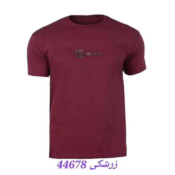 تیشرت یقه گرد مردانه  سایز L، XL، XXL جنس اسپان رنگ زرشکی 44678 زرد 44679 سبزروشن 44680 مشکی 43751 طرح پارچه ساده 