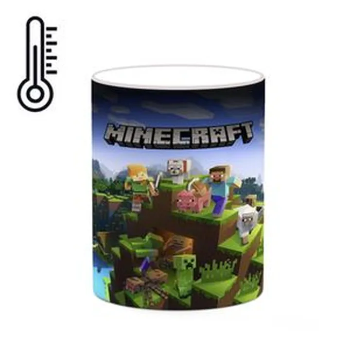 ماگ حرارتی کاکتی طرح ماینکرافت minecraft مدل mgh41259