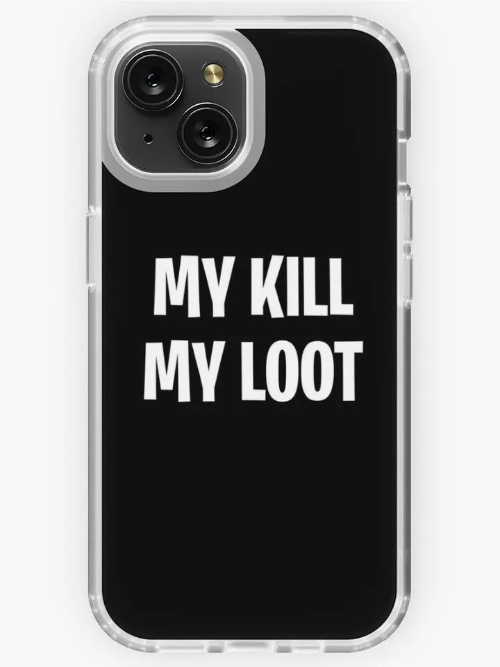 قاب موبایل طرح my kill my loot