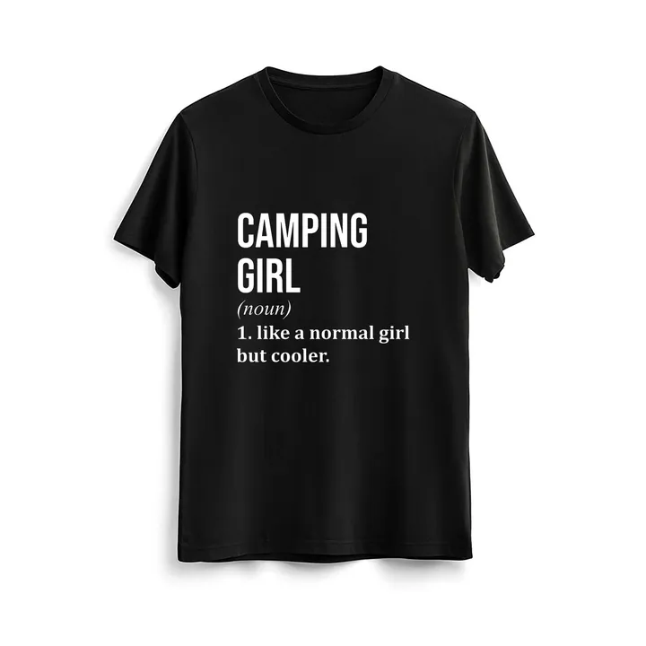 تیشرت معنی camping girl در دیکشنری کاف