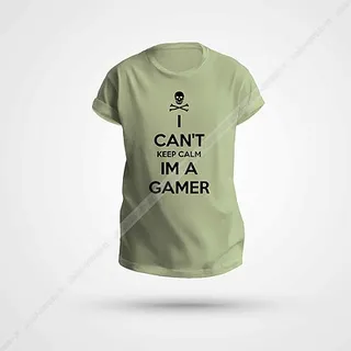 تیشرت گیمینگ طرح I Can't Keep Calm I'm a Gamer