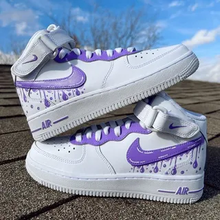 کفش ایرفورس ساق بلند کاستوم | Custom Nike Air Force 1