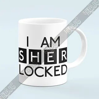 ماگ شرلوک طرح Sher Locked