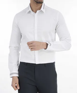 پیراهن مردانه ک�افه شرت Cafe Shirt کد1245