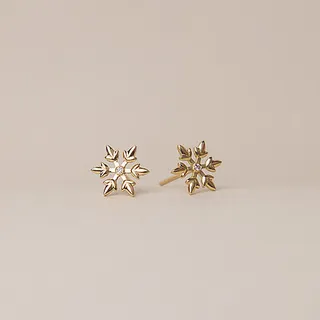 گوشواره برف - Snow earrings