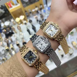 سا�عت زنانه نگینی مربعی کارتیه – Cartier