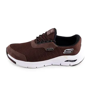 کفش ورزشی Skechers م�ردانه قهوه ای بندی