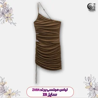 لباس مجلسی زنانه برند zara سایز xs بسیار با کیفیت