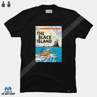 تیشرت tin tin the black island