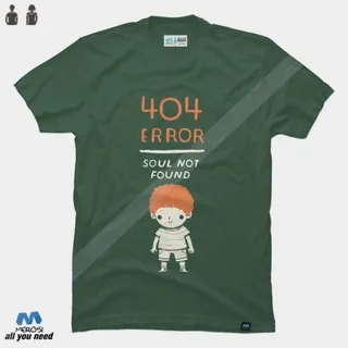 تیشرت 404 error soul not found ginger red...