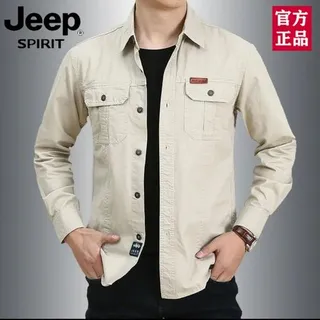 پی�راهن کتان مردانه  آستین بلند مارک jeep