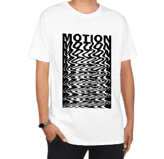 تیشرت اسپ�ان طرح motion