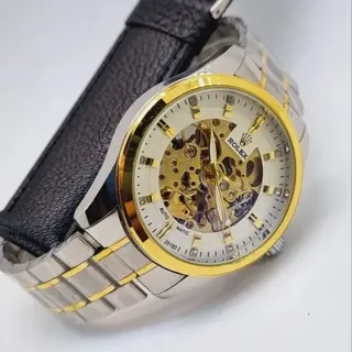 ساعت مچی اتومات قلب باز پشت شی�شه ای رولکس  ROLEX AUTO