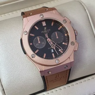 س�اعت مچی مردانه و پسرانه هابلوت بند چرمی Hublot 