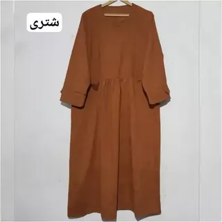 کفتان کبریتی سایزبزرگ   فری سایز مناسب 48 الی 56  پارچه کبریتی ریز دارای بند کمر  2 جیب کاربردی در جلو