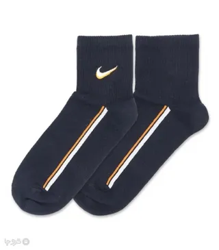 جوراب نیم سا�ق گلدوزی کد 80003 طرح Nike