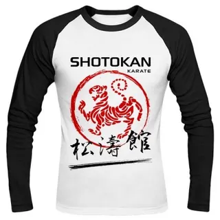 تیشرت آستین بلند رگلان Shotokan Karate Tiger