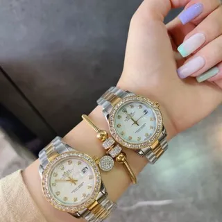 رولکس دیت جاست زنانه همراه باتری یدکی در جعبه کادویی ROLEXDatejust