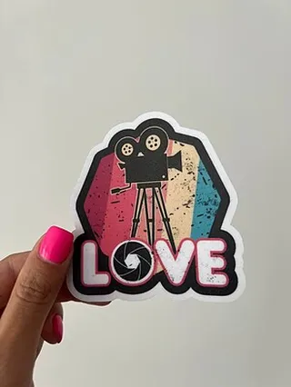 استیکر love فیلمبرداری