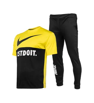 ست مردانه تیشرت و �شلوار آستین کوتاه NIKE یقه گرد