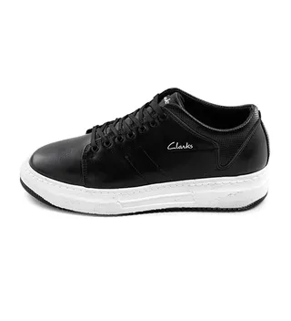 کفش ر�وزمره مردانه Clarks چرم مصنوعی مشکی