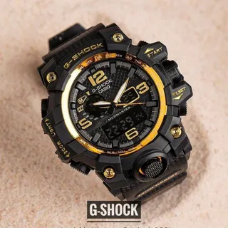 ساعت جی شاک کاسیو دو زمانه  g-shock  بند پیو موتور اصلی  کیفیت عالی کرنومتر آلارم تقویم چراغ و...با جعبه کادویی و ارسال