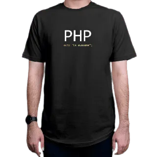 تیشرت برنامه نویسی طر�ح php is awsome