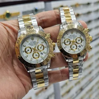 ست و تک زنانه مردانه ساعت مچی بند استیل رولکس سابمارینر Rolex