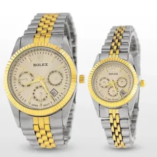 ست ساعت مچی مردانه �و زنانه رولکس ROLEX مدل 1087