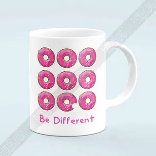 ماگ سیمپس�ون طرح دونات Be different