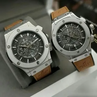 ساعت مچی مردانه هابلوت تقویم نمایان طرح کرنو موتور  شرکتی HUBLOT