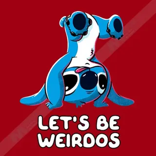 تیشرت استیچ Lets Be Weirdos