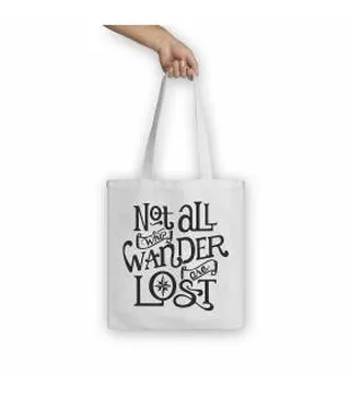 ساک پارچه �ای NOT ALL WHO WANDER