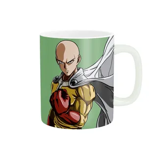 ماگ طرح انیمه وان پانچ من one punch man کد 284